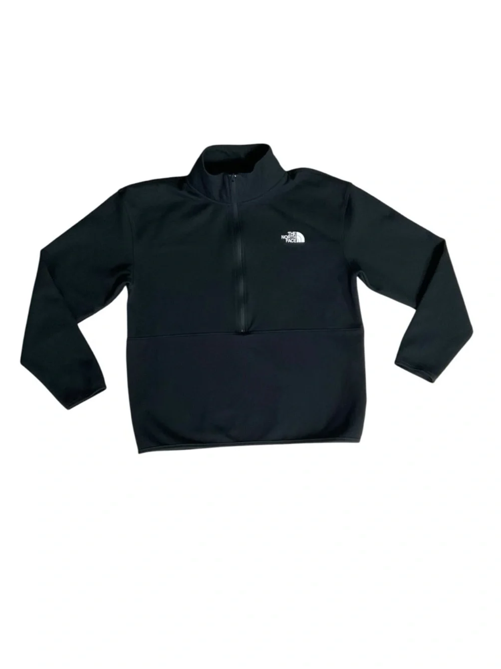 The North Face Double Knit 1/2 Zip Pullover Black Men Large like New